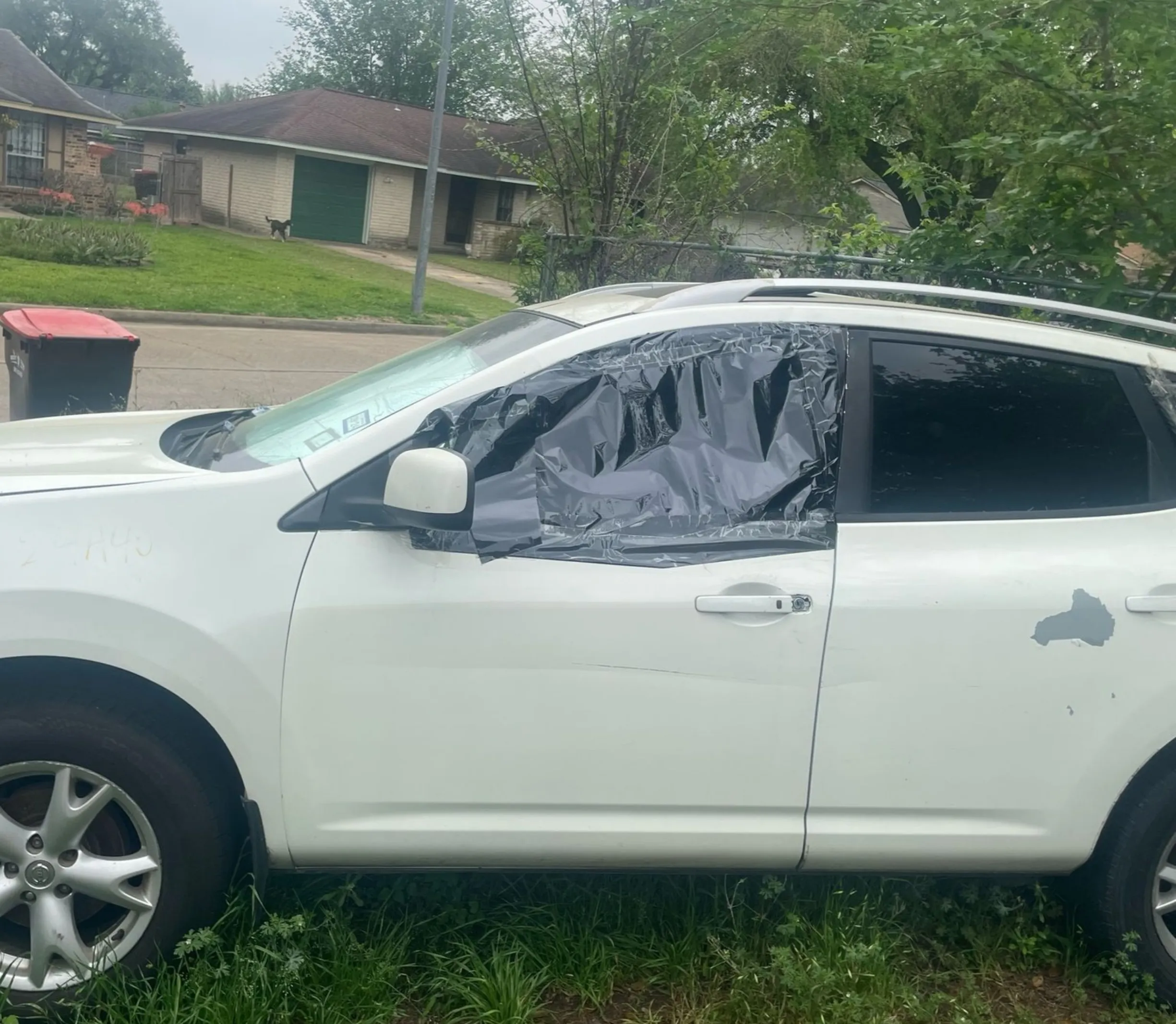 damaged vehicle
